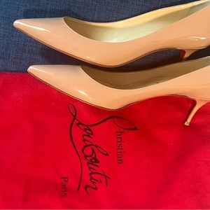 Christian Louboutin Kate 55 size 41 like new worn once with dust bag